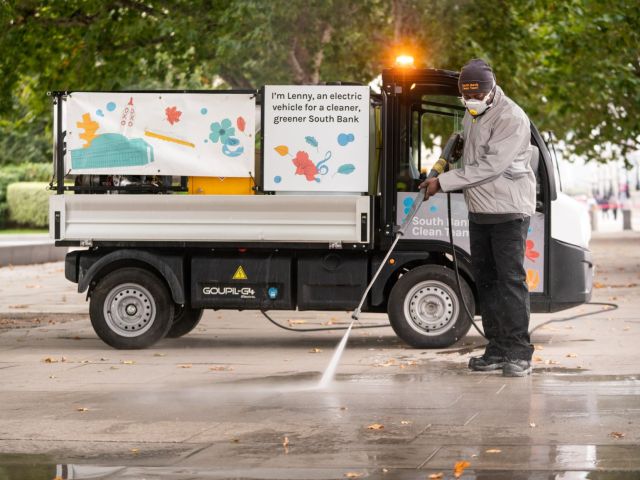 South Bank Clean Team Lenny